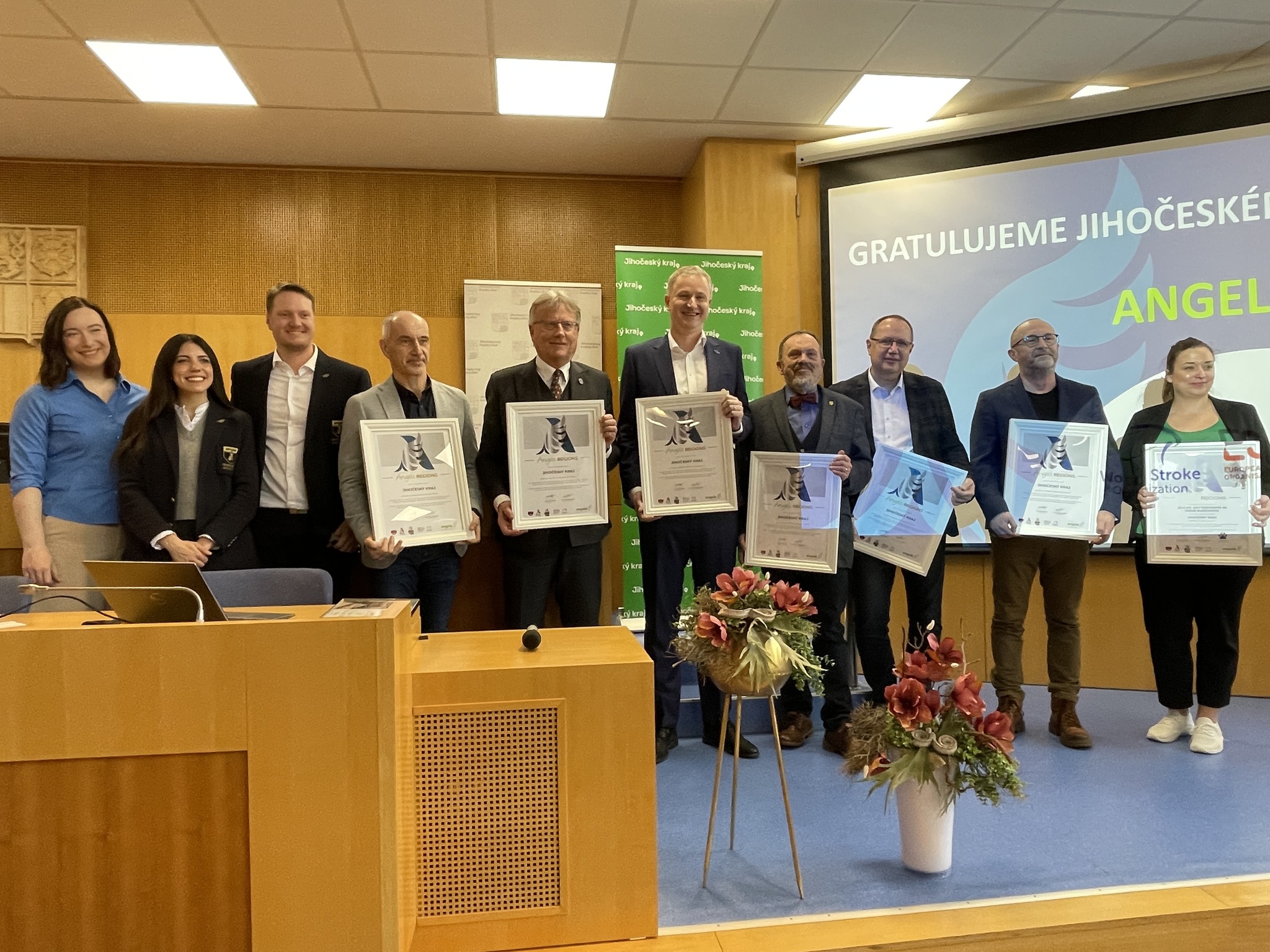 ZZS JčK opět získala nejvyšší, diamantové ocenění EMS Angels Awards